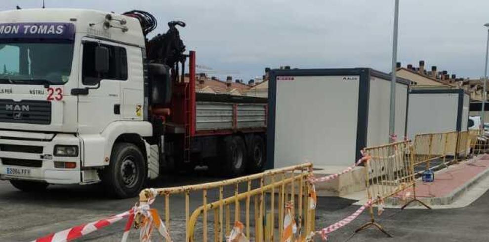 Obras bunker primer acelerador de la provincia de Huesca
