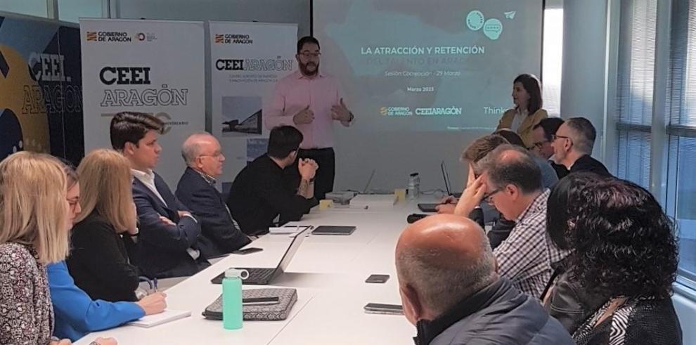Sesión de cocreación sobre la atracción de talento celebrada en CEEIARAGON