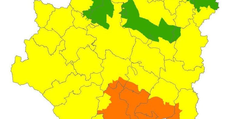 Alerta naranja por incendios forestales