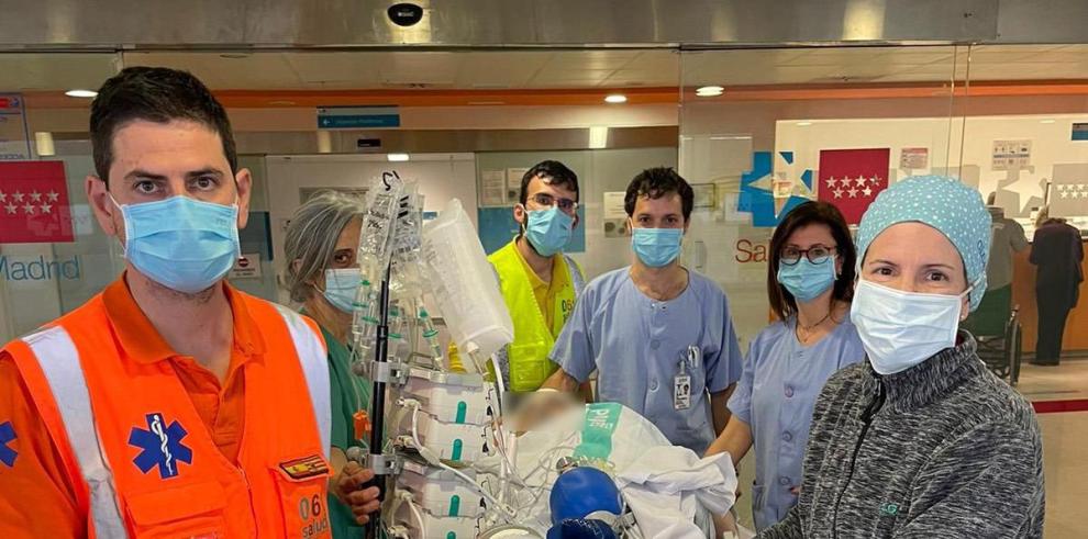 Imagen del equipo que realizó el traslado