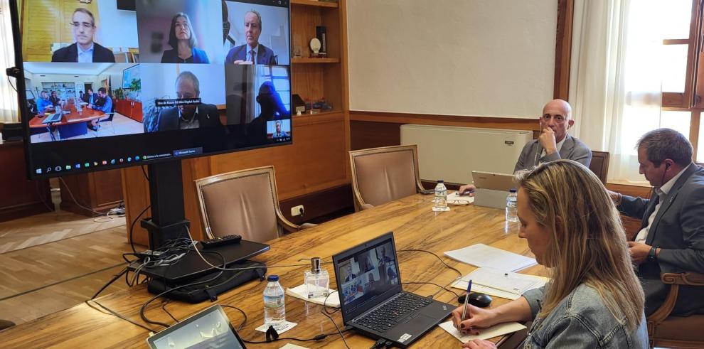 Constitución del grupo de trabajo en logística entre el Gobierno de Aragón, el Ministerio de Trasnportes y Adif