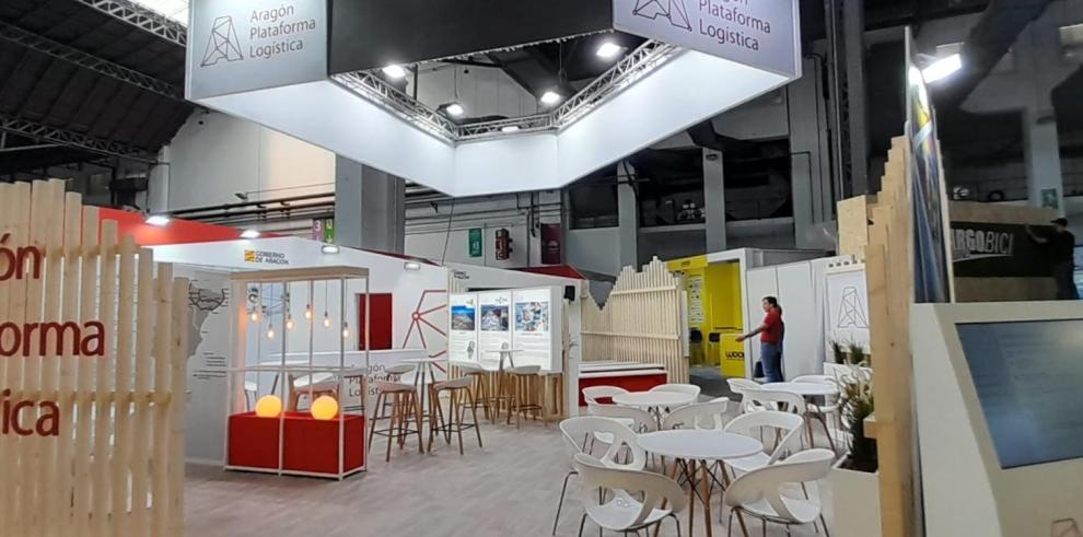 Stand de Aragón Plataforma Logística en el SIL 2023