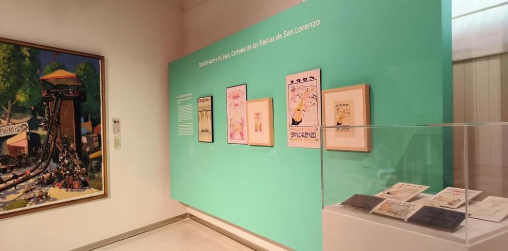 'Ramón Acín y Huesca. Carteles de las fiestas de San Lorenzo', en el Museo de Huesca