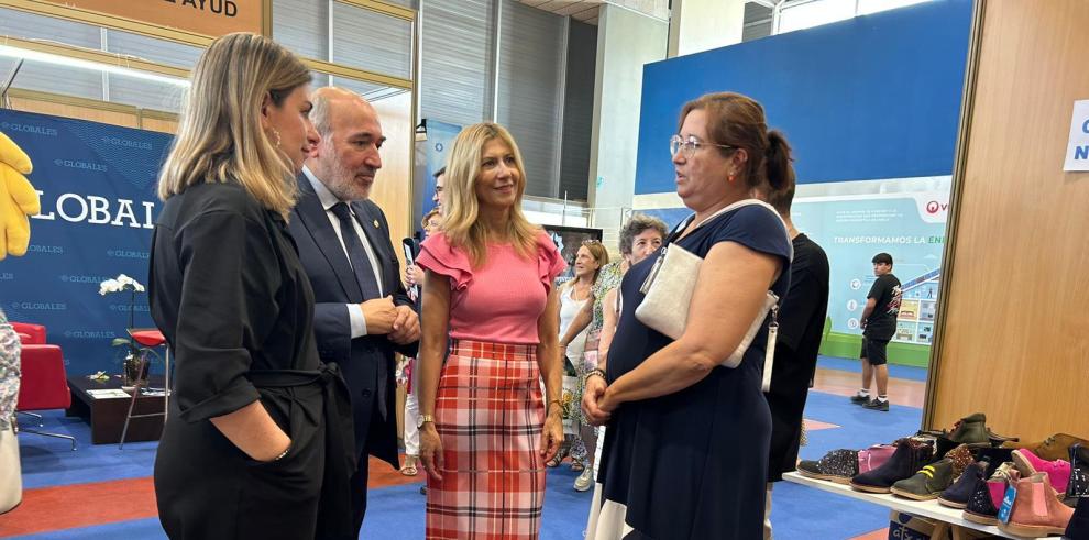 Mar Vaquero ha inaugurado este jueves la Feria de Muestras de Calatayud