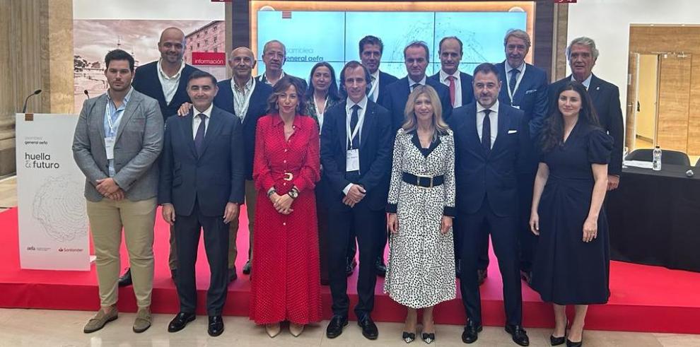 La vicepresidenta del Gobierno de Aragón ha participado en la Asamblea General de AEFA