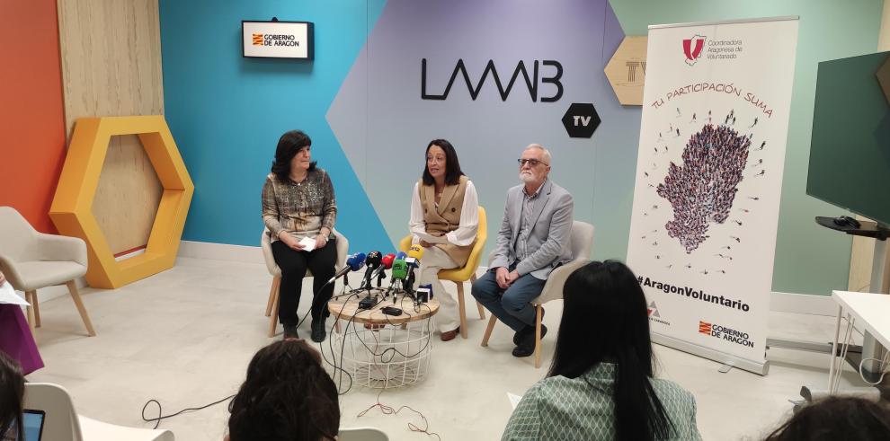 El estudio sobre la acción voluntaria en Aragón se ha presentado esta mañana en el LAAAB