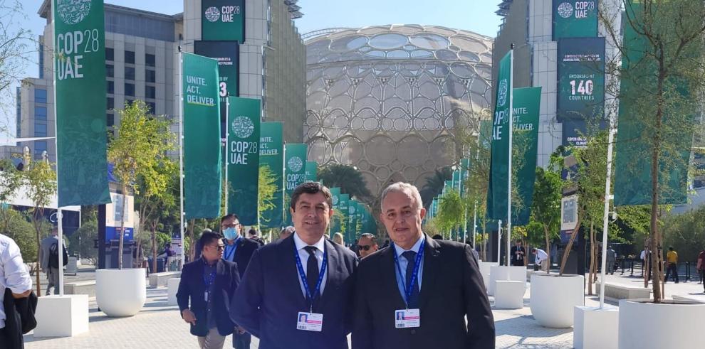 José Antonio Vicente y Javier Navarro han representado al Gobierno de Aragón