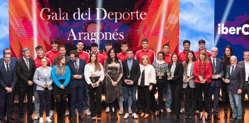 XXV edición de la Gala del Deporte aragonés. Consejera de Presidencia del Gobierno de Aragón, Tomasa Hernández