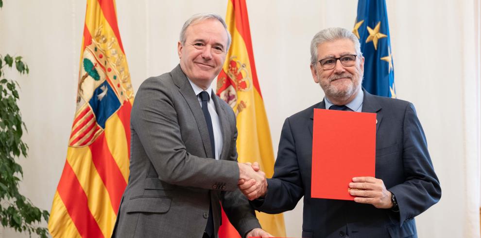 El presidente firma un acuerdo con la Universidad de Zaragoza para el incremento de plazas de nuevo ingreso en Ingeniería Informática