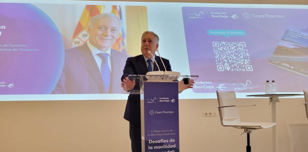 Octavio López, durante su intervención de hoy en el Mobility City.