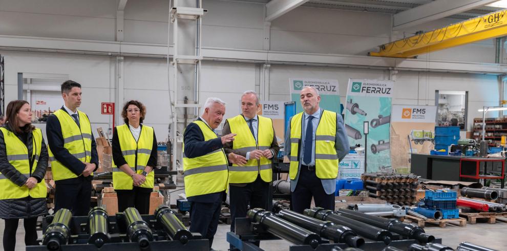 El presidente visita la sede del Grupo Industrial Ferruz con motivo de su 70 aniversario