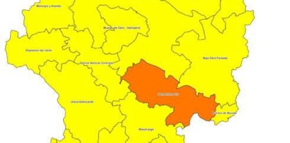 Niveles de alerta por peligro de incendios para hoy.