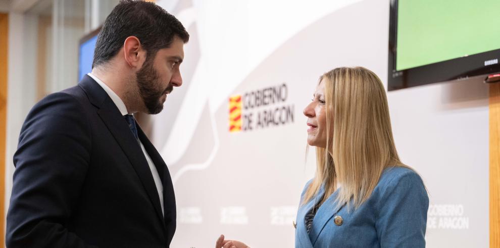 Los vicepresidentes Alejandro Nolasco y Mar Vaquero