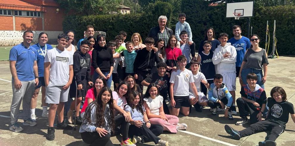 Fernando Romay, en su visita a Daroca.