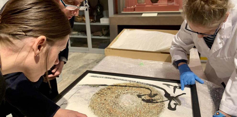 El Museo de Zaragoza ha recibido la donación de diez obras de artistas de procedencia japonesa.