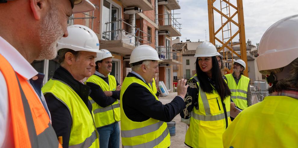 Octavio López y Lorena Orduna, visitan las obras de La Merced y la parcela del Polígono de las Harineras