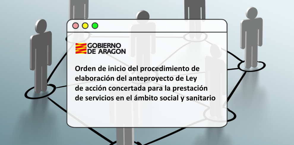 El anteproyecto de Ley contempla establecer acuerdos de acción concertada para la prestación de servicios socio-sanitarios a entidades públicas y entidades privadas