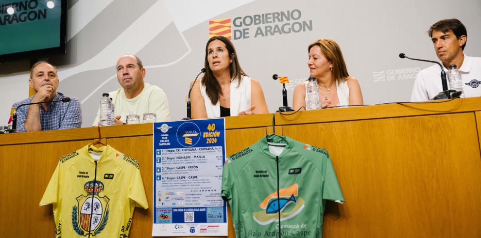 Presentación de la Vuelta Ciclista al Bajo Aragón.