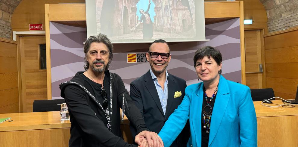 Olloqui, Luna y Berna han presentado las actividades culturales del 40 aniversario de la Fundación SIP.