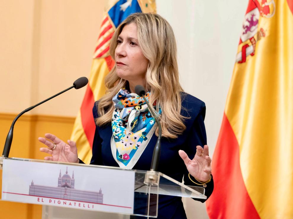 Mar Vaquero, tras las reuniones con los partidos de este jueves.