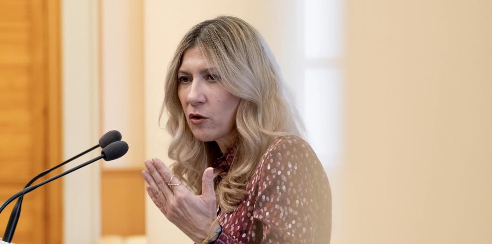 comunicación de la vicepresidenta, Mar Vaquero, tras concluir los encuentros con los partidos aragoneses con representación en el parlamento.