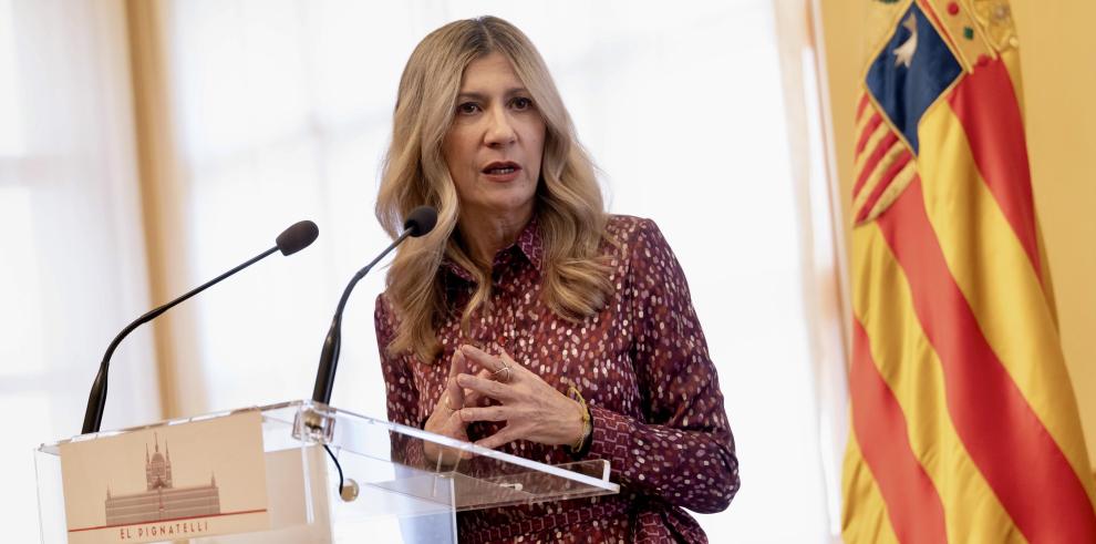 comunicación de la vicepresidenta, Mar Vaquero, tras concluir los encuentros con los partidos aragoneses con representación en el parlamento.