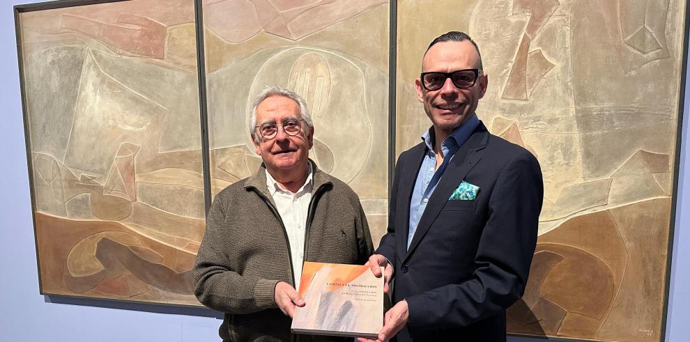 Pedro Olloqui y Ricardo García Prats presentan el libro 'Camino a la abstracción'.