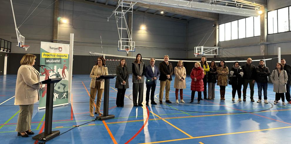 Inauguración del pabellón de la Fuenfresca en Teruel.
