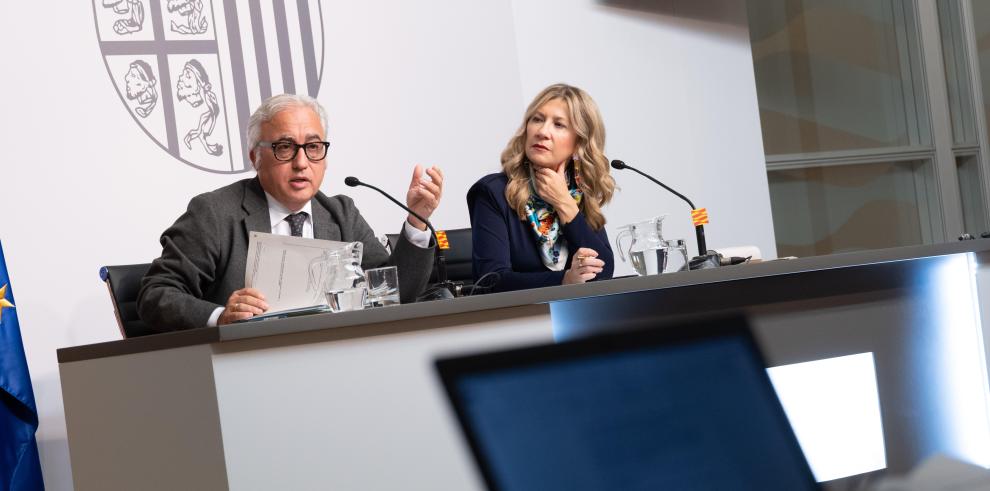 Mar Vaquero y Javier Rincón, informa sobre los asuntos aprobados en el Consejo de Gobierno
