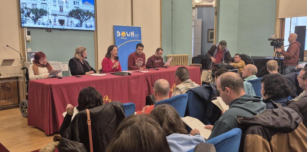 Cada 21 de marzo se celebra el Día mundial del síndrome de Down y este año la consejera Susín lo ha conmemorado en Huesca
