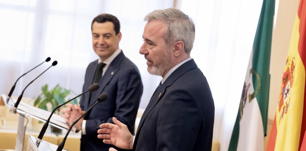 Aragón y Andalucía firman un Protocolo General para impulsar infraestructuras y comunicaciones claves.
