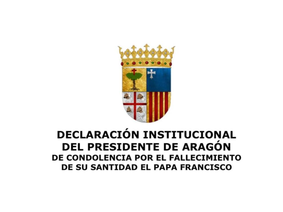 El Presidente de Aragón ha ordenado tres días de luto oficial en la comunidad autónoma