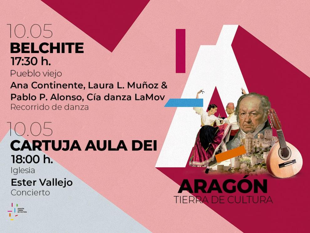'Aragón, tierra de cultura' llega este fin de semana al Pueblo Viejo de Belchite, la Cartuja de Aula Dei y Tarazona.