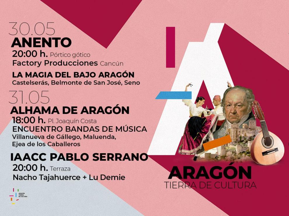 'Aragón, tierra de cultura' lleva este fin de semana teatro, música y magia a los municipios aragoneses.