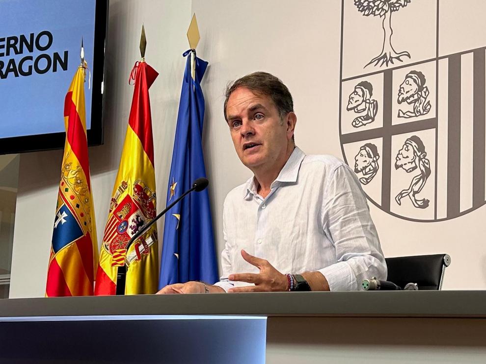 Roberto Bermúdez de Castro, durante su comparecencia este lunes ante los medios.