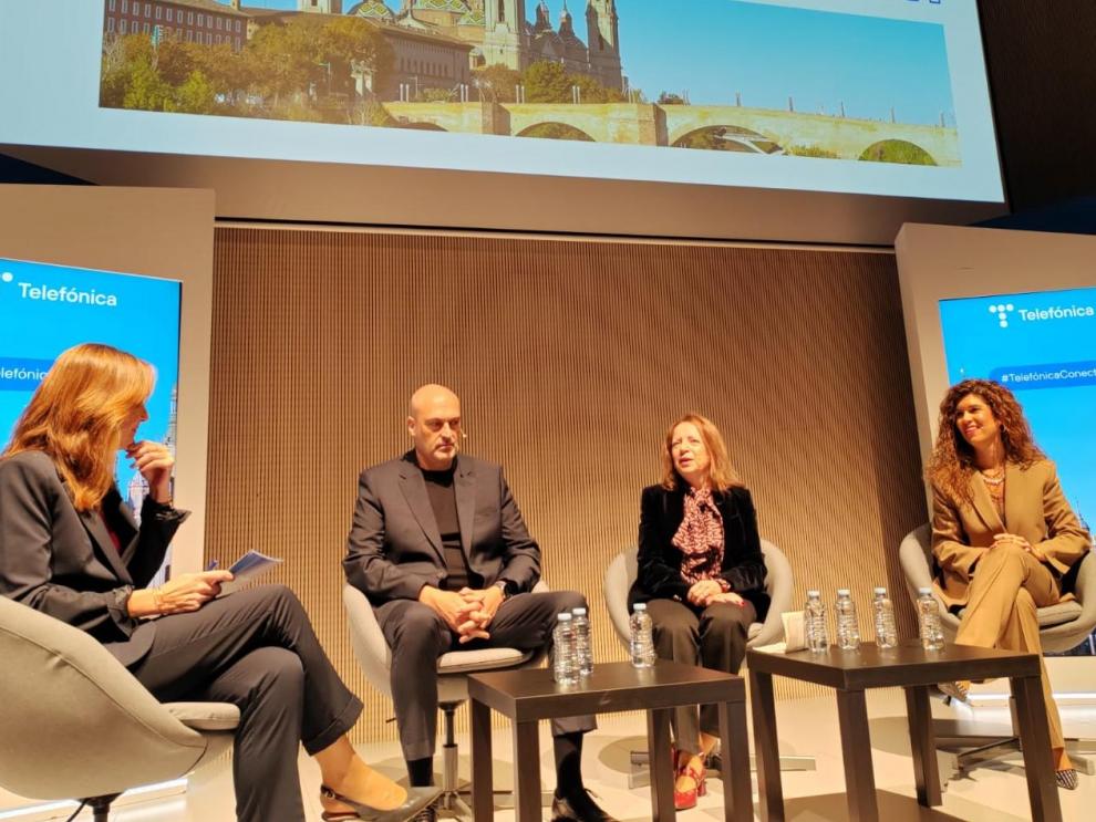 Un momento del encuentro ‘Aragón Conecta’, celebrado en Etopia.