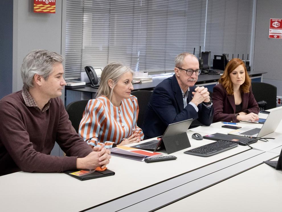 Reunión de trabajo entre miembros de la Dirección General de Interior, el ITA y la CARTV.