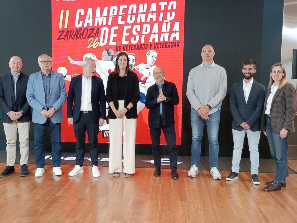 Presentación del campeonato de España para veteranos de balonmano
