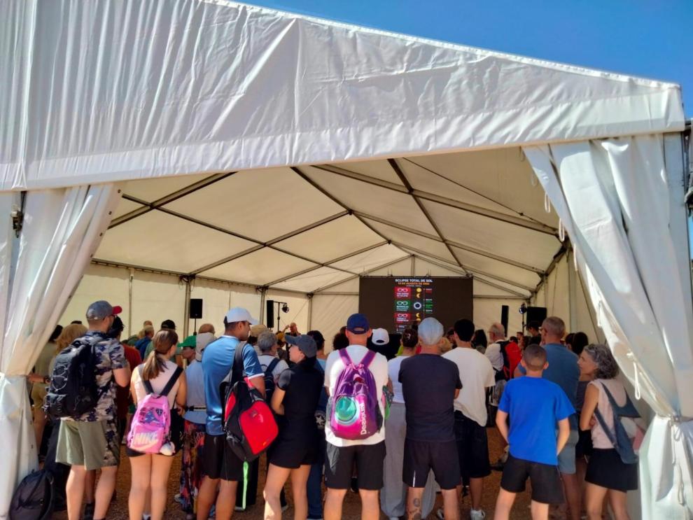 Carpa del Punto de Observación de Javalambre.