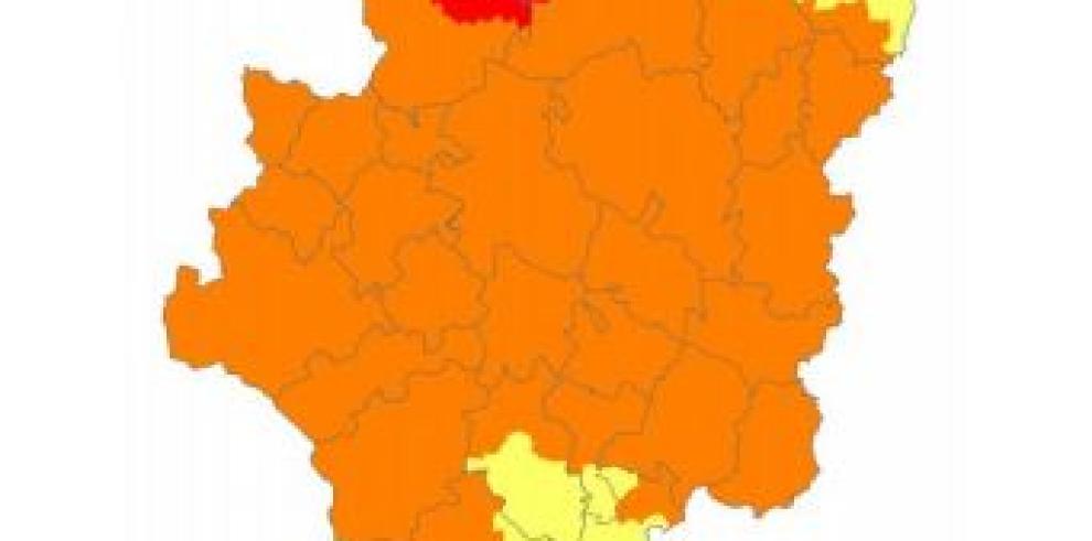 Prealerta roja por riesgo de incendios forestales en Prepirineo Occidental y Somontano Occidental