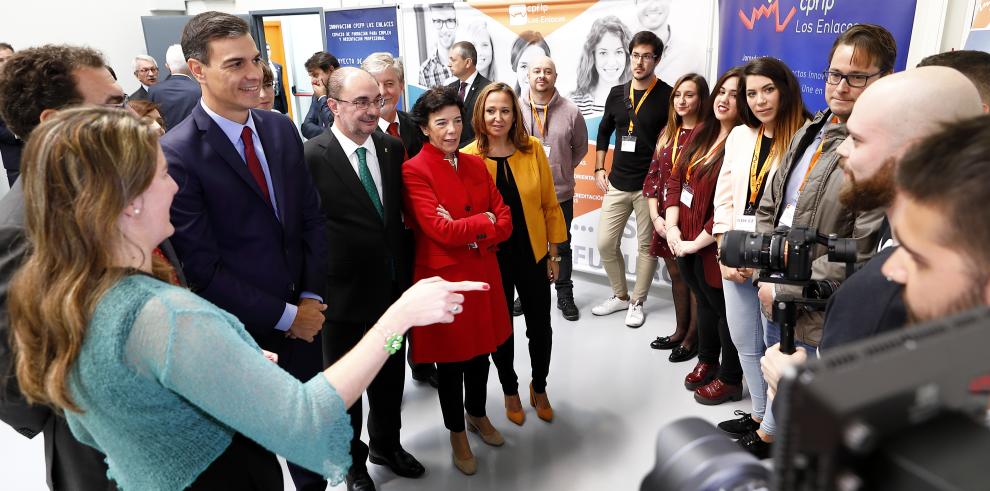 Aragón lidera la Formación Profesional con la primera fábrica de aprendizaje de España, un campus tecnológico y un núcleo formativo en energías renovables