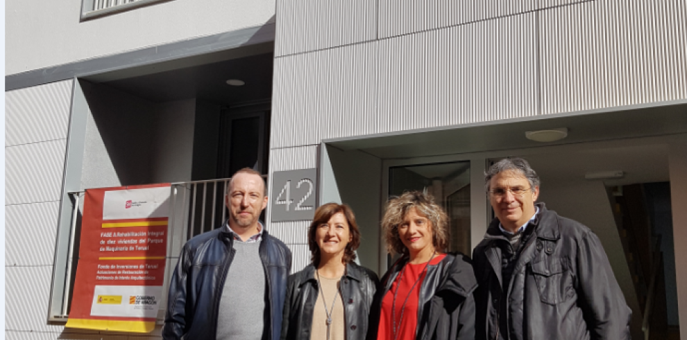 Comienza la segunda fase para la rehabilitación integral de 10 viviendas en el parque de maquinaria de Teruel