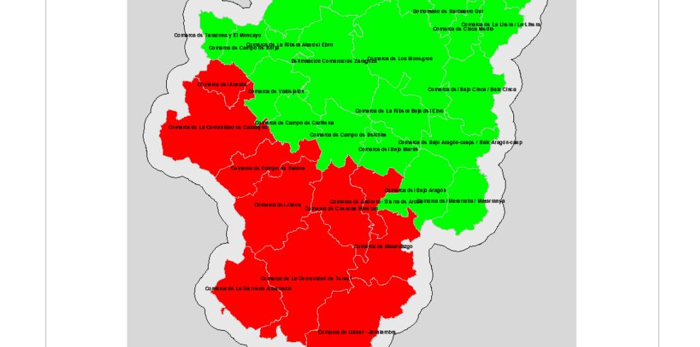 Mapa de Indice de Riesgo de Incendios Forestales, 25-01-18