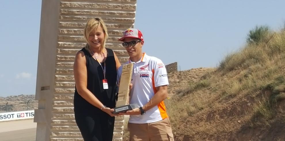 MotorLand Aragón homenajea con la “Curva de Marc Márquez” al reconocido piloto