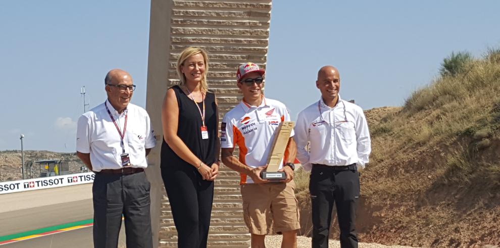 MotorLand Aragón homenajea con la “Curva de Marc Márquez” al reconocido piloto