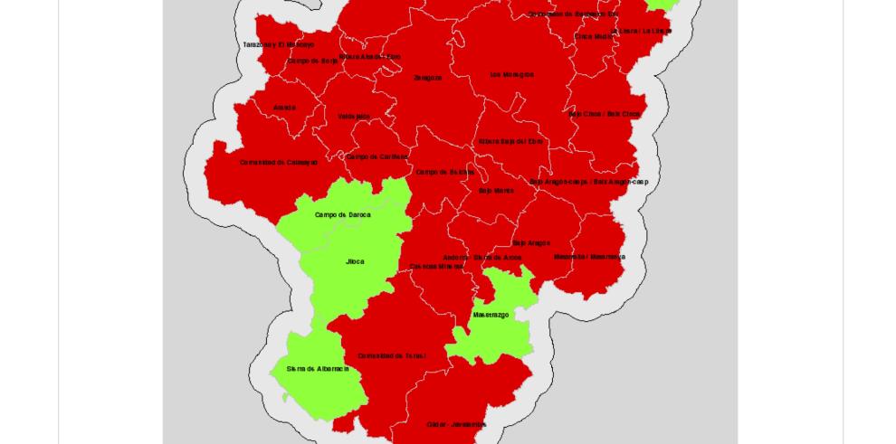 Mapa de Índice de Riesgo de Incendios Forestales, 20-02-18