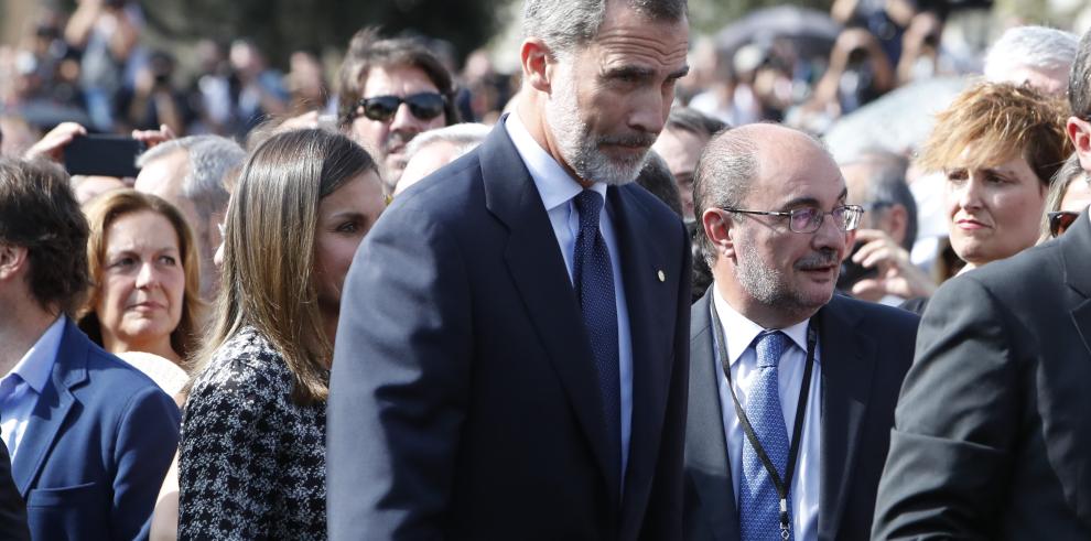 Aragón, presente en el homenaje a las víctimas del atentado terrorista de Barcelona