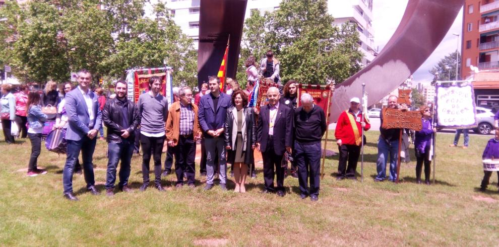 María Victoria Broto asiste al XIII Encuentro de Tambores y Bombos de Aragón en Cerdanyola del Vallés