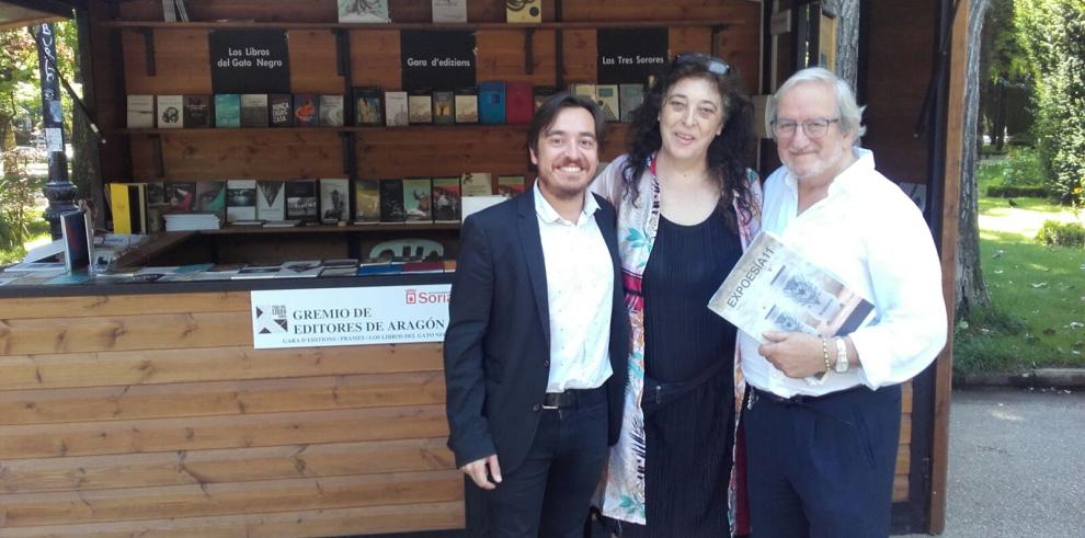 Los editores aragoneses presentes por primera vez en la Feria Expoesía de Soria con el apoyo del Gobierno de Aragón