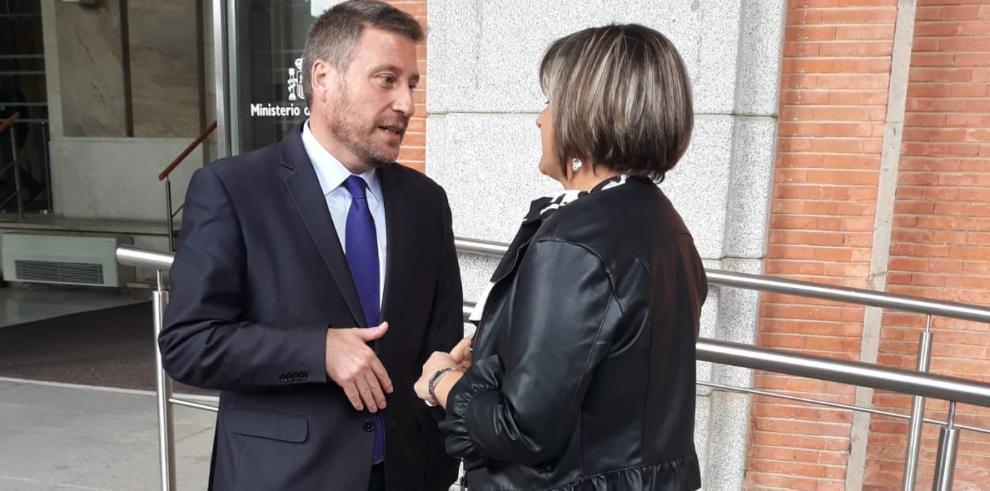 Soro traslada al Ministro Ábalos las principales reivindicaciones de Aragón en materia de infraestructuras, vivienda y movilidad